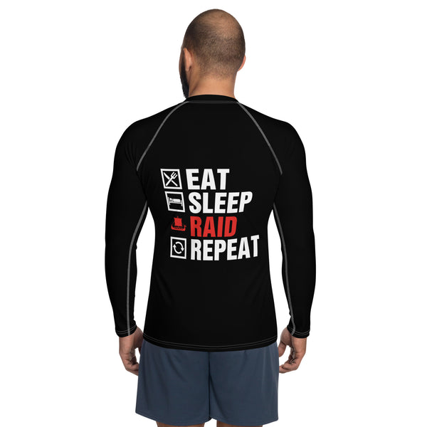 Eat, Sleep, Raid, Repeat - Rush Longsleeve Krieger