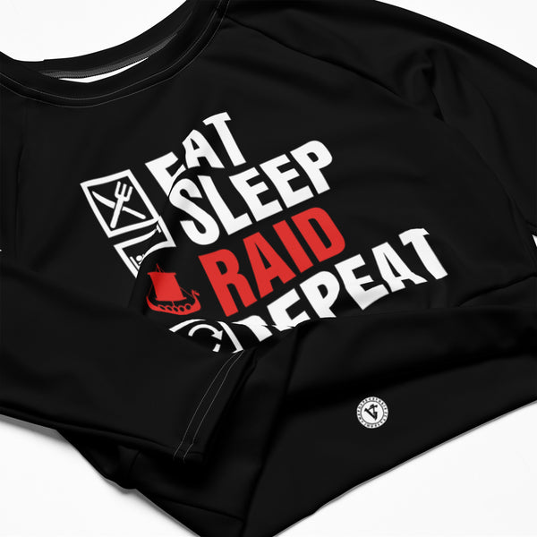 Eat. Sleep, Raid, Repeat - Gym Top Schildmaid
