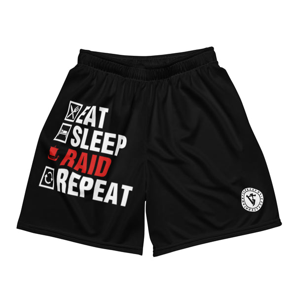 Eat, Sleep, Raid, Repeat - Gym Shorts