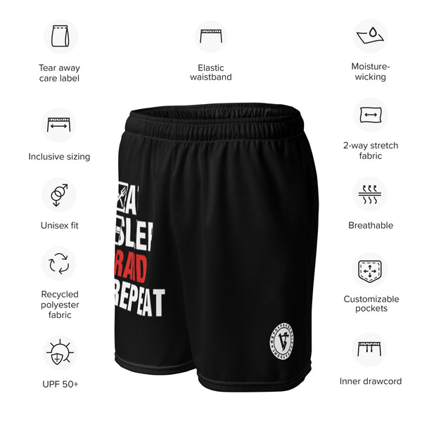 Eat, Sleep, Raid, Repeat - Gym Shorts