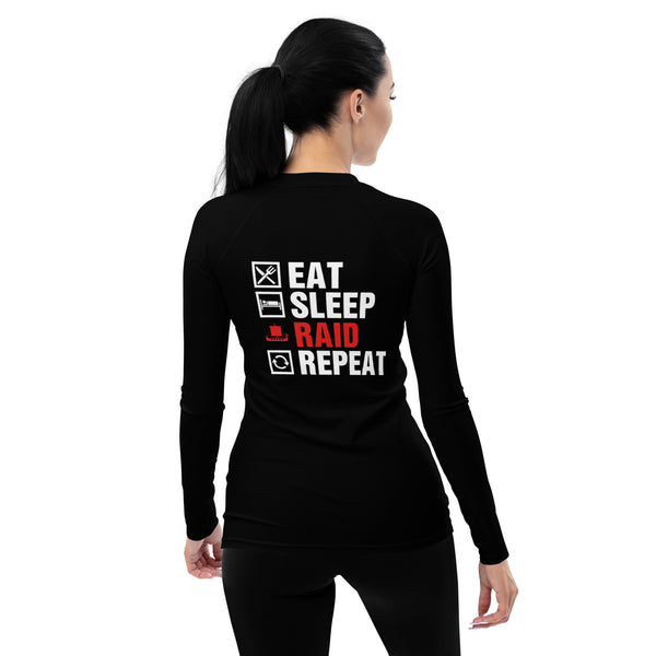 Eat, Sleep, Raid, Repeat - Rush Longsleeve Schildmaid