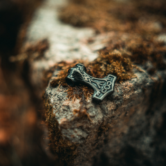 Thors Hammer - Kette in schwarz